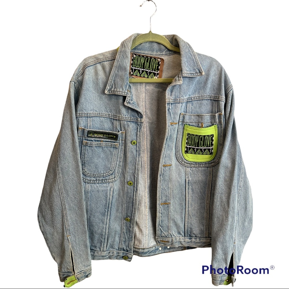 Vintage body glove Jean jacket